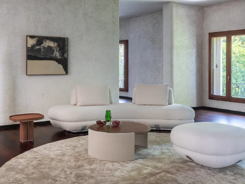 Tappeto rotondo Nubia taftato a mano con rifiniture manuali cdi Daytona Home