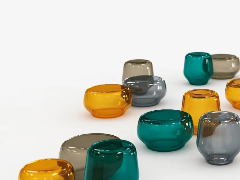 Tavolino in vetro soffiato Oasis di Tonelli