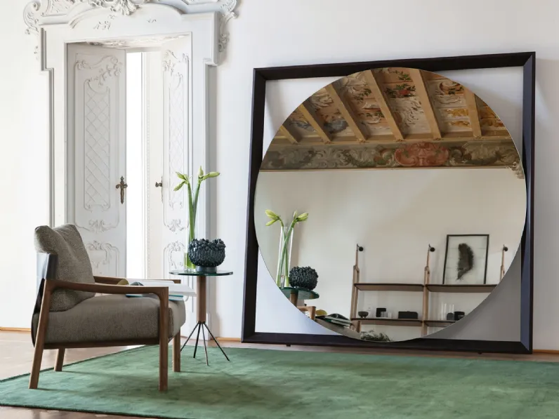 Specchiera con cornice in frassino Odino di Porada