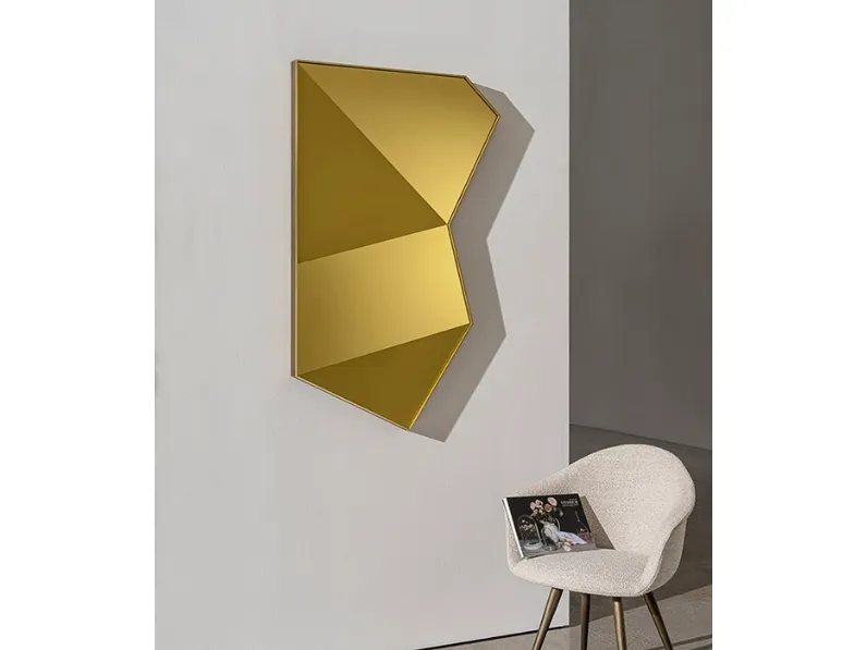 Specchiera Origani con cornice in metallo di Sovet