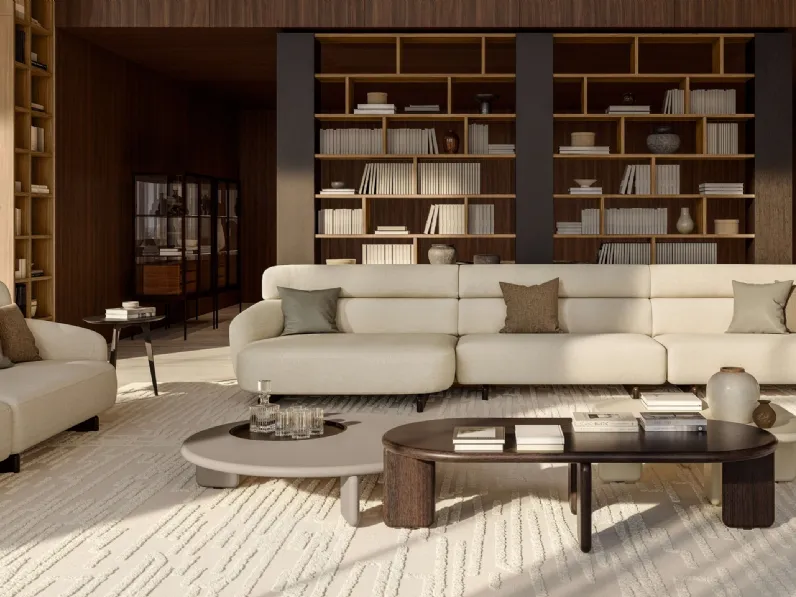 Tavolini di design in laccato o legno Orion di Lema