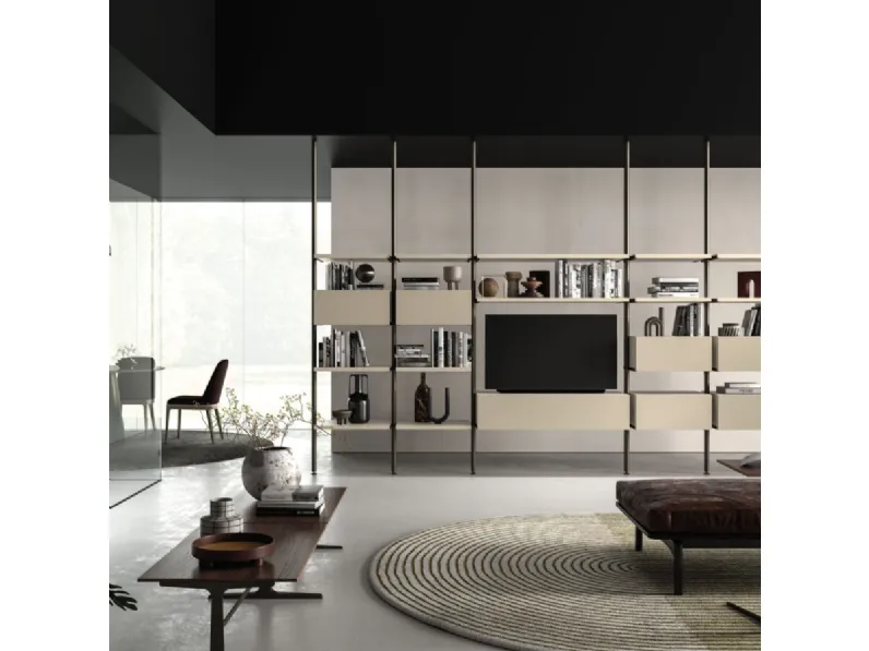 Tavolino Lama in materico Noce di Orme