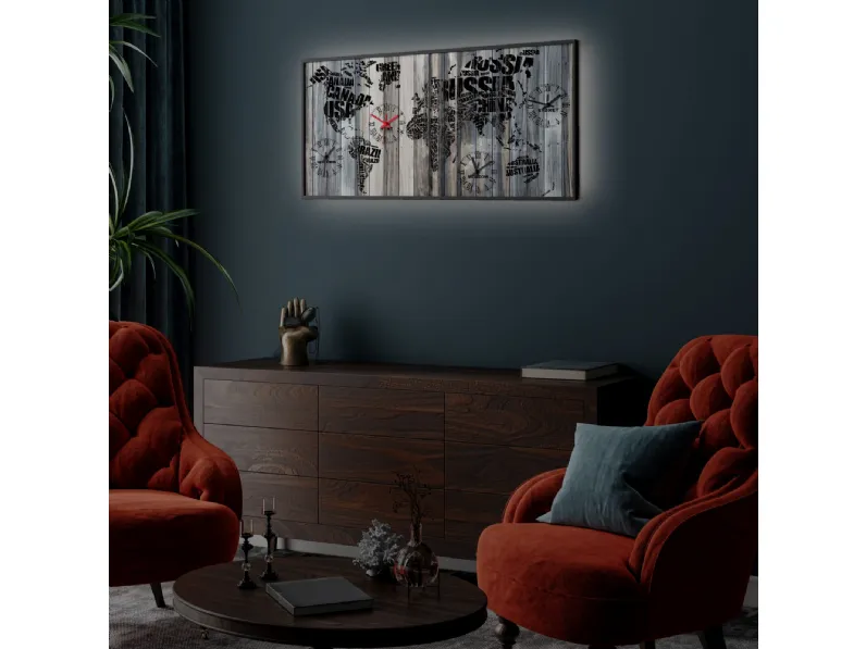 Orologio Luminoso 02 di Pintdecor