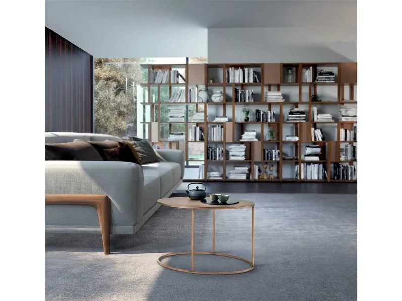 Tavolino rotondo in metallo Fly di Pacini e Cappellini