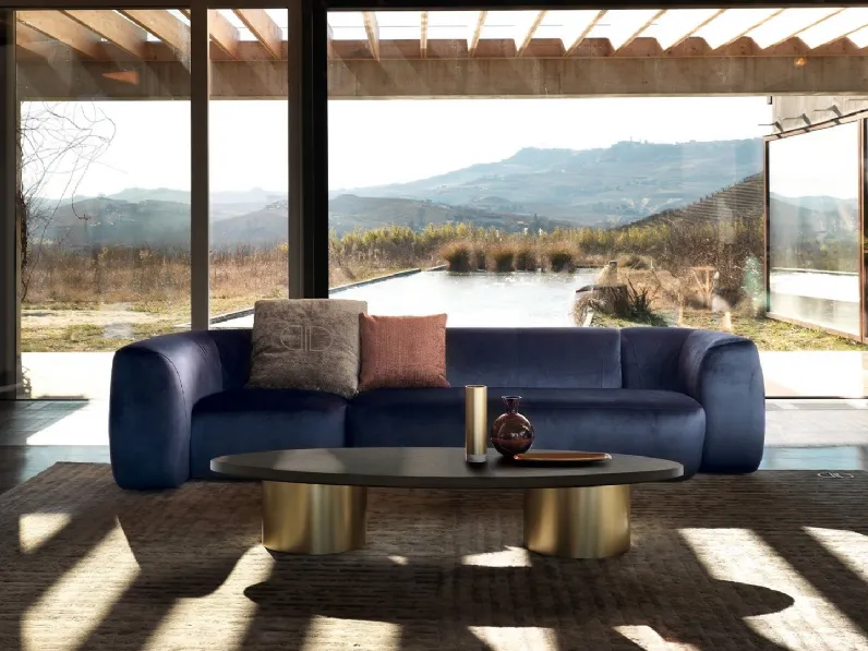 Tavolino Paride in legno laccato a poro aperto di Daytona Home