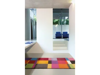 Il tappeto Patch di Ligne Pure unisce stile e comfort.