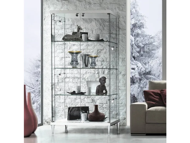 Vetrina contenitore rettangolare in cristallo temperato Patty de La Vetreria