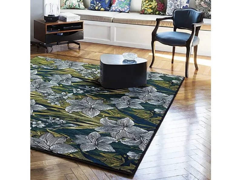 Tappeto con fiori e foglie Personalizzato 01 di Cigierre