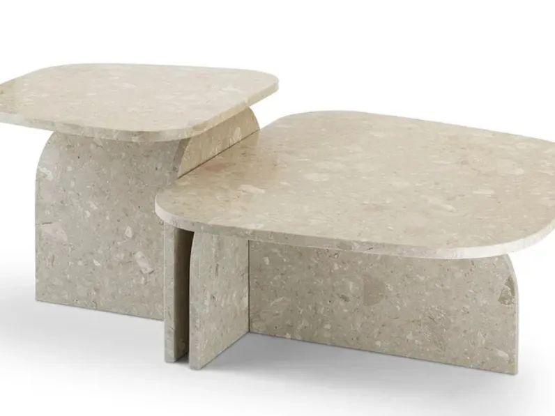 Tavolino in eco stone (marmo e resina) Philia di Saba