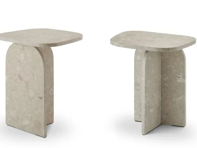 Tavolino in eco stone (marmo e resina) Philia di Saba