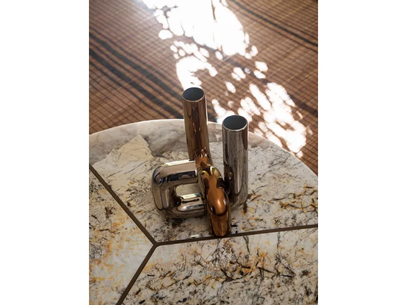 Vaso Pi-Dou in ceramica smaltata di Tacchini