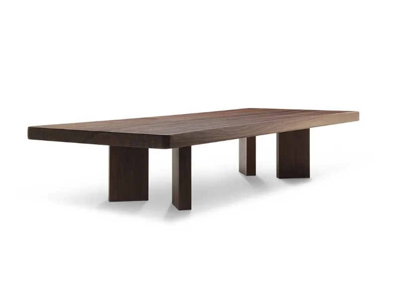 Tavolino in legno scuro Plana di Cassina