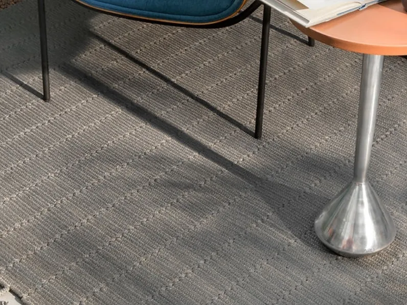 Tappeto assemblato e cucito a mano in fibra sintetica resistente ai raggi UV e intemperie Pleiadi di Warli