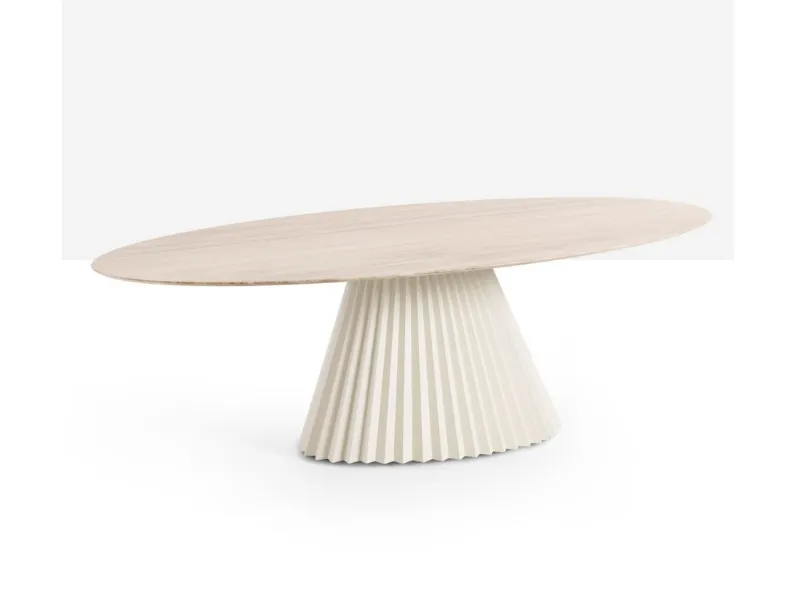Tavolino Plissé in Marmo di Midj