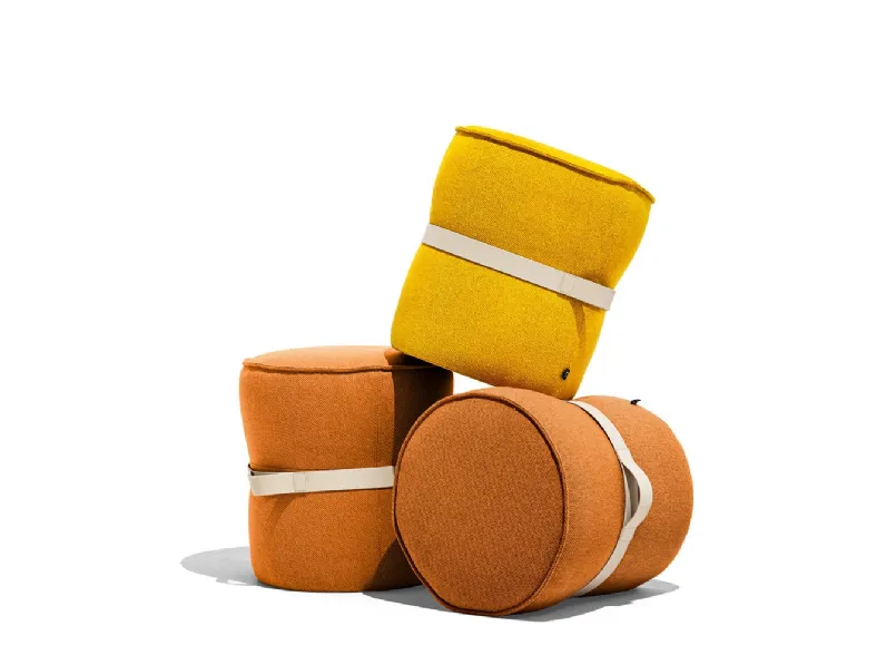 Pouf Pof in tessuto di Connubia