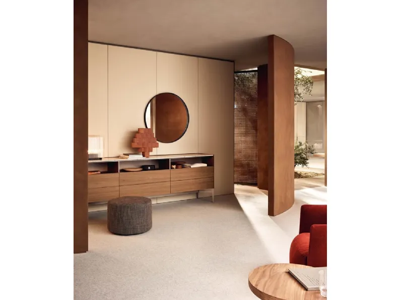 Pouf in tessuto New York di Poliform