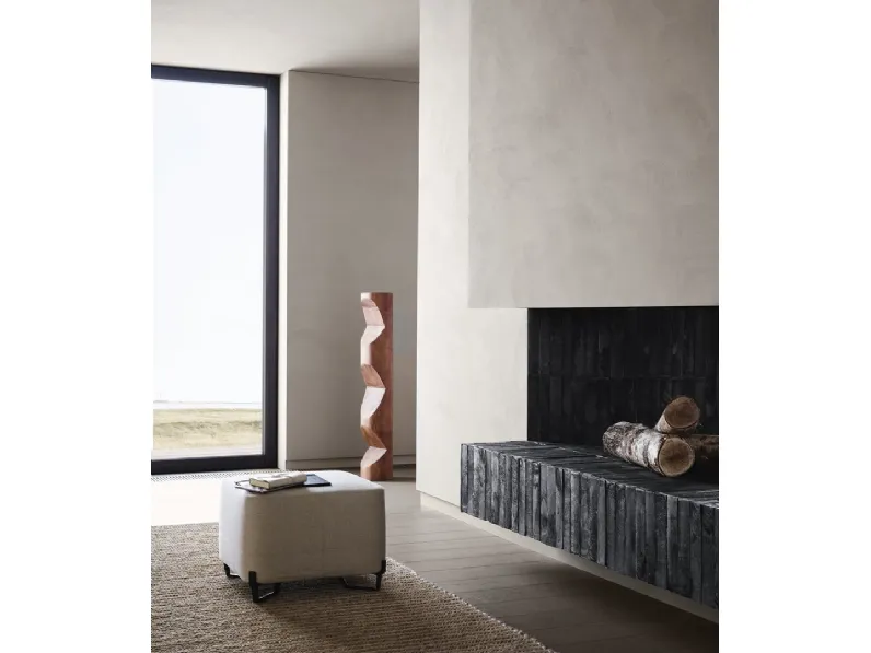 Pouf in tessuto New York di Poliform