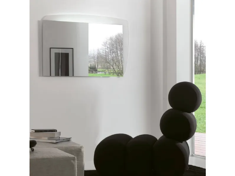 Specchio Minorca con cornice in plexiglass di Ponti Terenghi