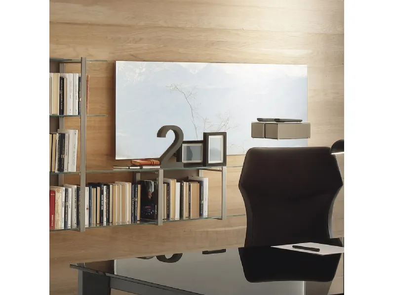 Specchio con portaoggetti Mitos di Ponti Terenghi