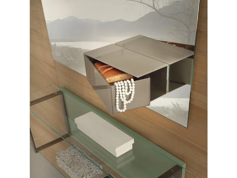 Specchio con portaoggetti Mitos di Ponti Terenghi