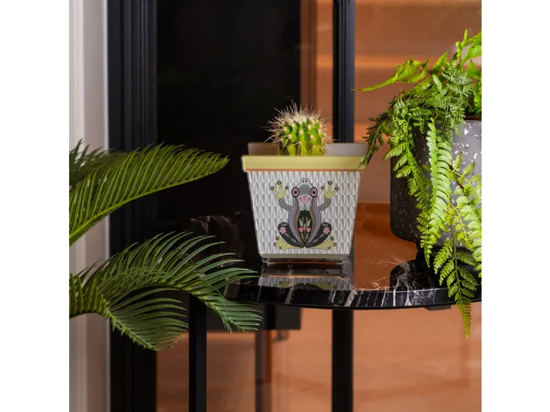 Porta vaso Joy in cristallo acrilico di Vesta