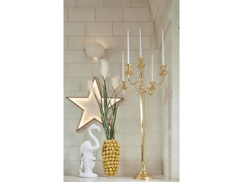 Portacandele Alluminio in alluminio e nichel di EDG