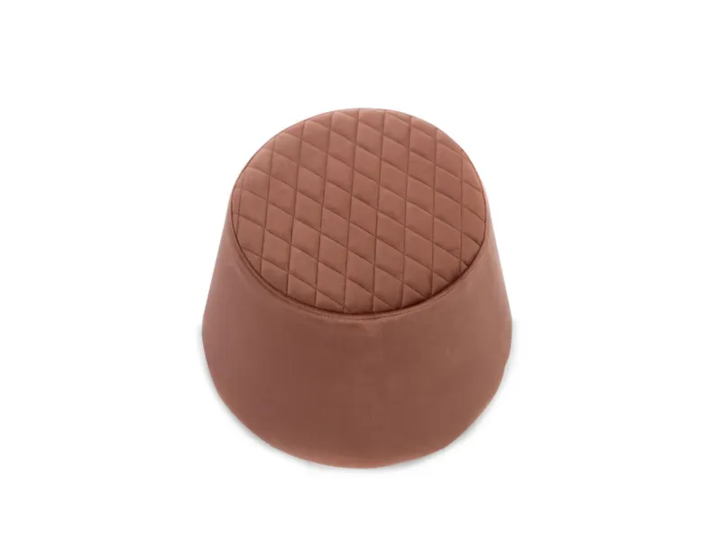 Pouf Buddy in velluto di Stones