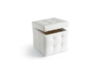 Pouf Contenitore Bottonato