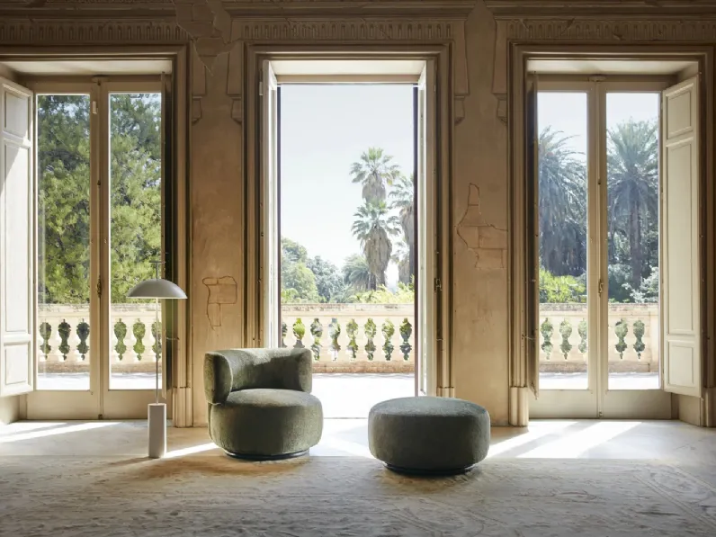 Pouf K-Waiting in tessuto di Kartell