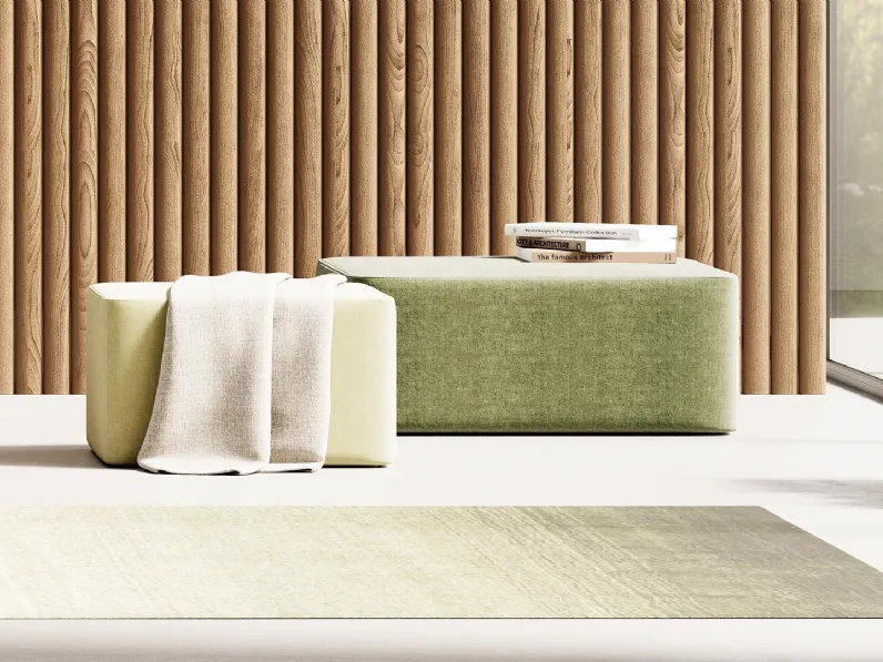 Pouf Kuadro e Rettangolo di Divaletti Home