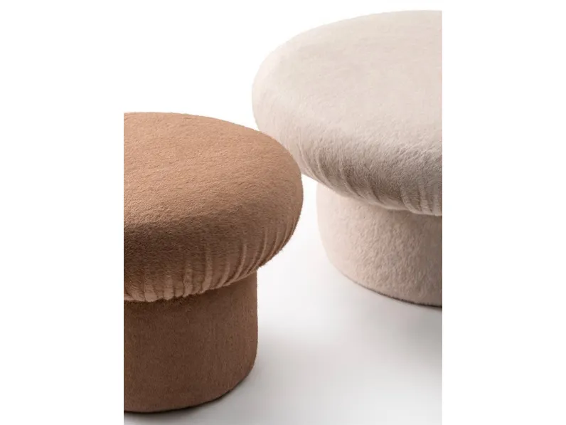Pouf Nala in pelliccia ecologica di Gallotti&Radice