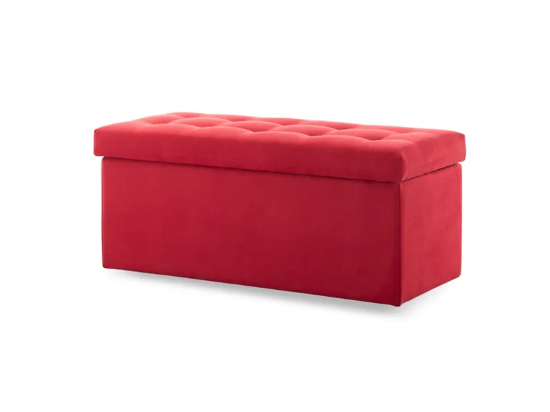 Pouf panchetta alta trapuntata di Stilfar Italia