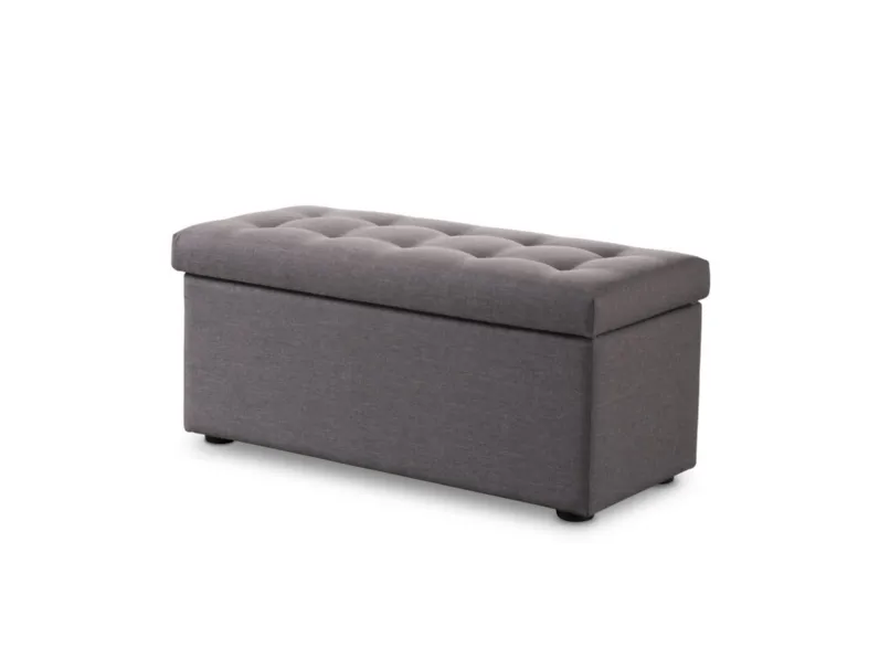 Pouf panchetta alta trapuntata di Stilfar Italia