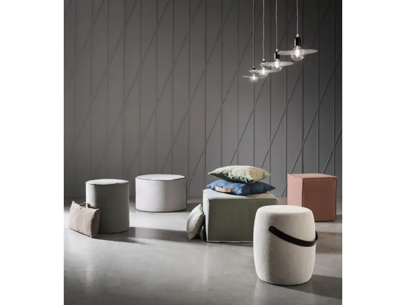 Pouf tondo Thubo di Maronese