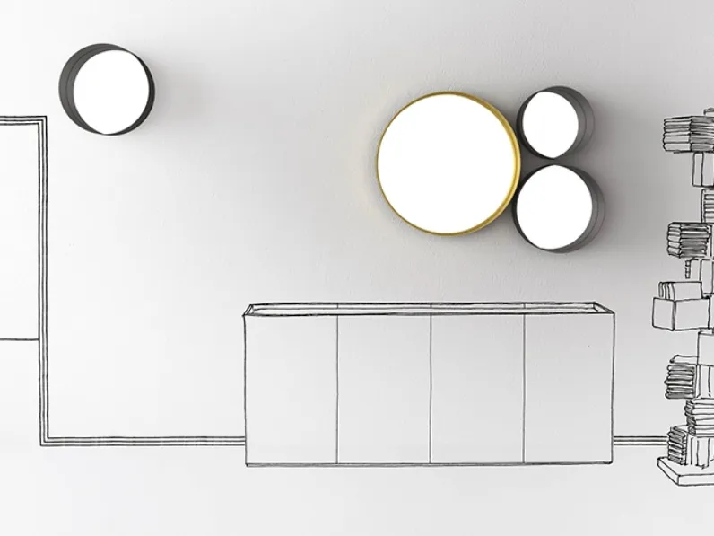 Specchi circolari da parete Punto di Minotti Italia