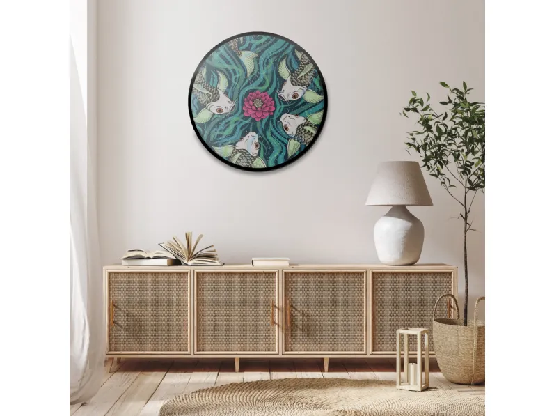 Quadro tondo 01 di Pintdecor