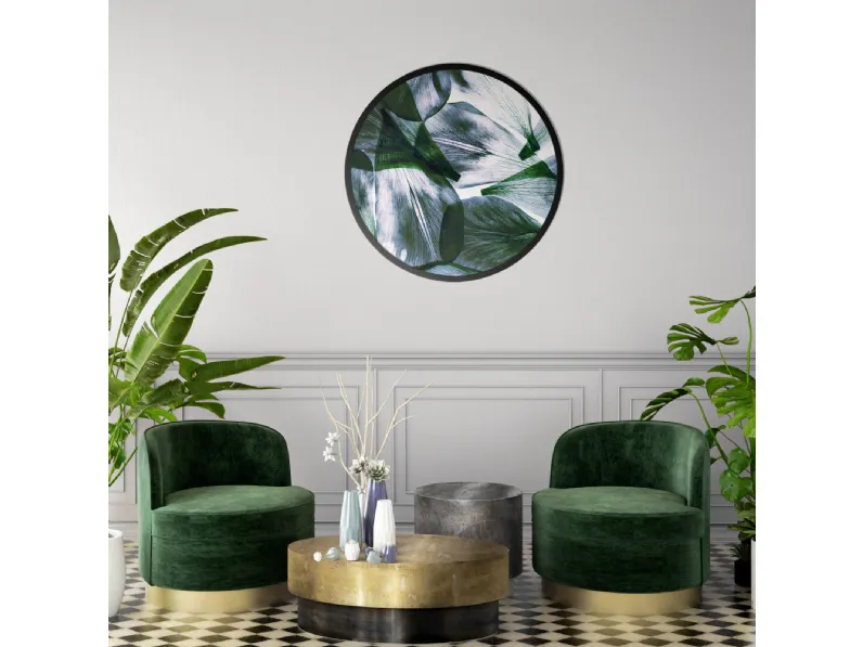 Quadro tondo 03 di Pintdecor