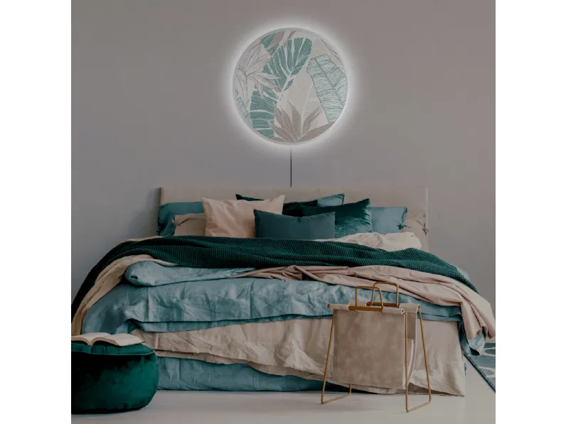 Quadro tondo luminoso 01 di Pintdecor
