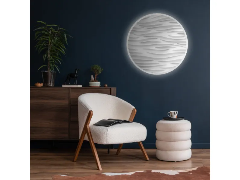 Quadro tondo luminoso 02 di Pintdecor