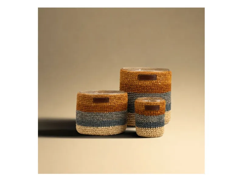 Candela Raphia Collection di Côté Bougie