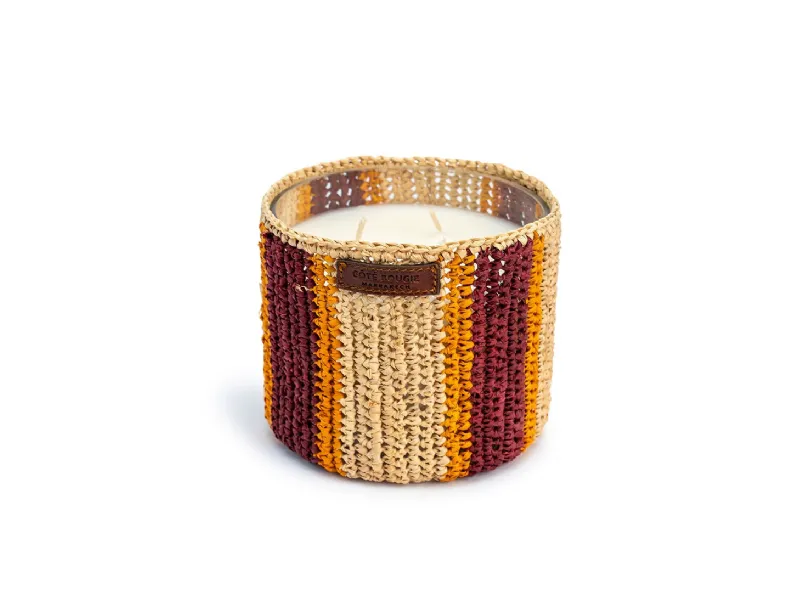 Candela Raphia Collection di Côté Bougie