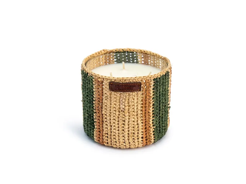 Candela Raphia Collection di Côté Bougie
