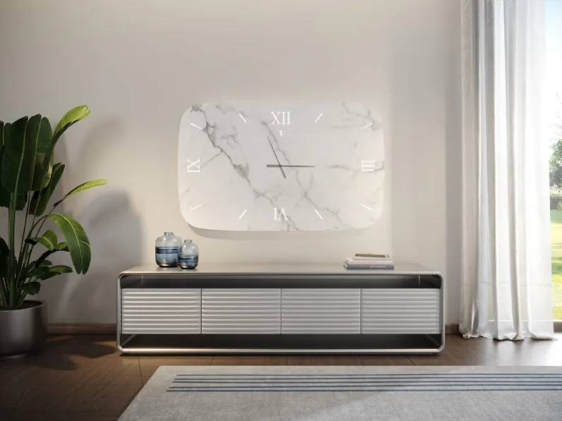 Orologio Nautilus in vetro effetto marmo di Reflex