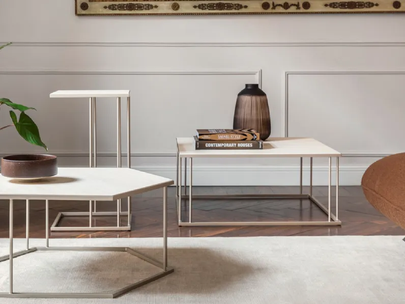 Renee esagonale, rettangolare e da divano in vetroceramica di Calligaris