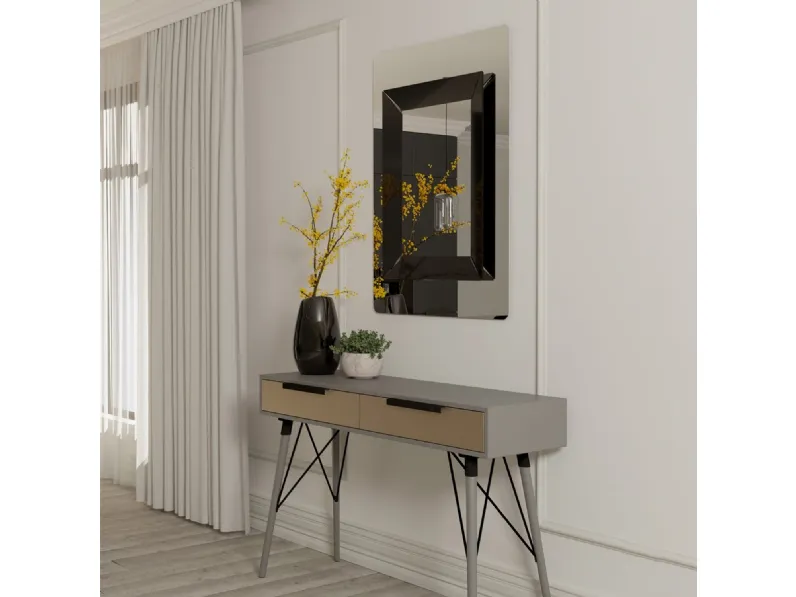 Specchio con cornice interna in plexiglass Riflessi di Vesta