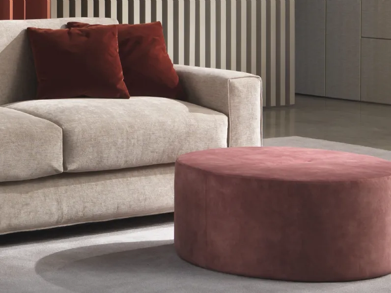 Pouf in tessuto River di Marelli