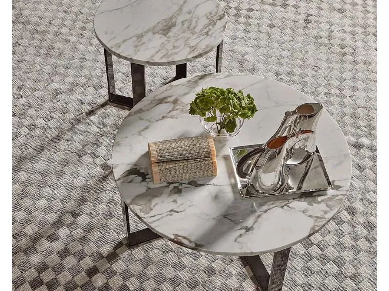 Tavolino rotondo Gatwick di Rosini Divani