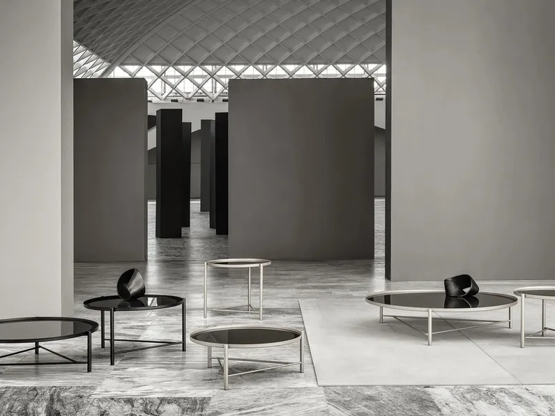 Tavolino rotondo Santamonica di Frigerio