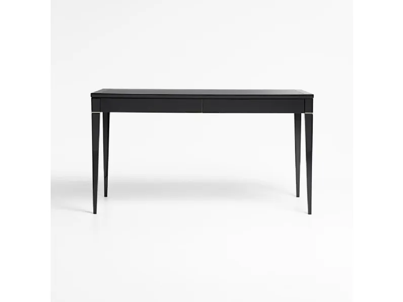 Scrittoio Brunelleschi con top in vetro e struttura in legno laccato di Tosconova