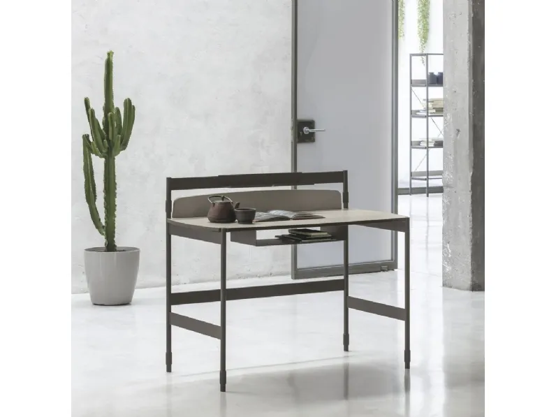 Scrittoio Ink in CDF laccato madreperla di Tomasella